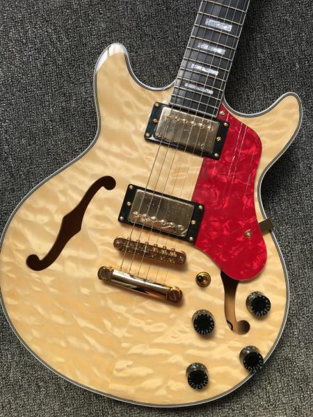 Custom Hollow body 339 Jazz Electric Guitar IN natural Custom any color guitars China Factory