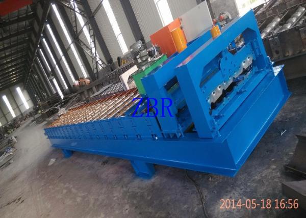 Servo Motor Roofing Corrugated Sheet Roll Forming Machine Hydraulic Pillar Cutting