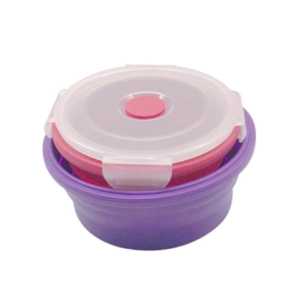 amazon top seller 2018  Lunch Silicone box plastic food container  house lunch organizer kidsstorage box meal prep containers