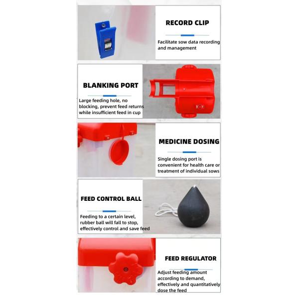 Livestock Feeding Equipment Pig farm Plastic Measuring Cups