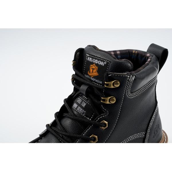 Chaussures de travail antiproof avec semelle de moulage par injection en PU et semelle intermédiaire en kevlar