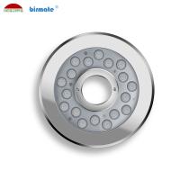 prenda impermeable teledirigida sumergible de la estructura IP68 del anillo 600LM de la luz de la fuente de 18W LED