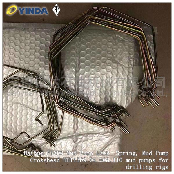 Haihua F1600 Mud Pump Crosshead Mud Pump Lock Spring HH11309.04.008.110