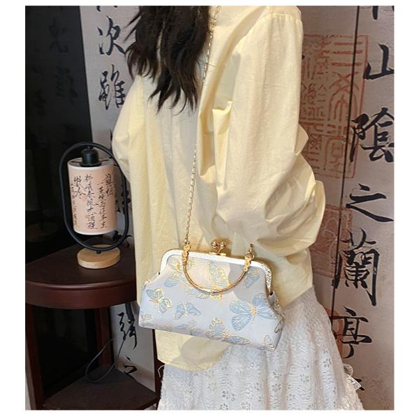 NOVA BOLSA DE JANETAS CHEONGSAM DE ESTILO CHINESE PARA MUJERES 2024 Primavera/Verão NOVA BOLSA DE MANOS