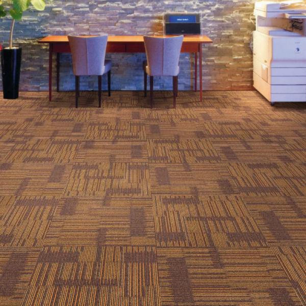 Easy-to-Install 1/12 Tufting Gauge Carpet Tiles for Hotel and Office Modern Design