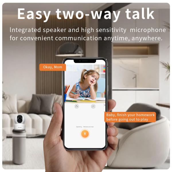 Sound Detection Feature Waterproof Network Camera Resolution and 2304*1296 Resolution