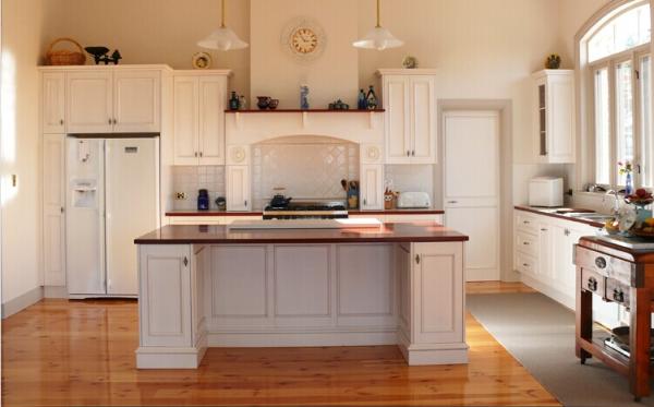 luxury solid wood kitchen cabinet