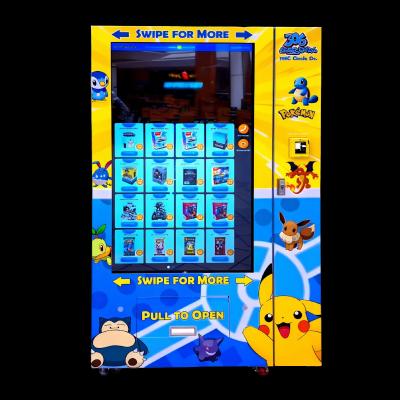 Big Touch Screen TCG Pokémon Card Vending Machine With Card Reader and Customized Sticker