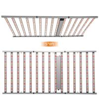 Lumière de croissance LED pliable personnalisée 4 × 8 pieds Lumières de croissance de serre commerciales 1500W