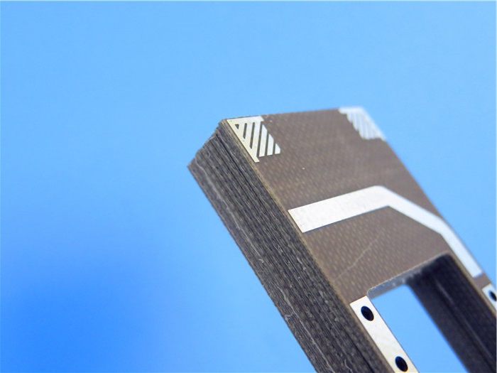 DiClad 870 PCB Microwave PCB with HASL Double Sided 31mil 0.8mm Thick no Solder Maks no Silkscreen