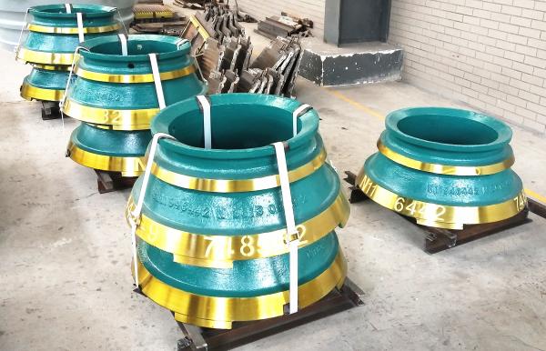 High manganese steel crusher concave and mantle with high wear resistance manufacturer