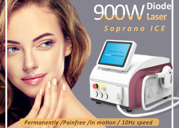 Permanent 1200W 12*20mm Laser Hair Removal Equipment