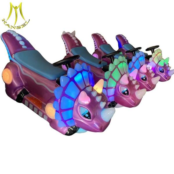 Hansel  amusement park rides kids -adults ride on dinosaur motor ride for sales