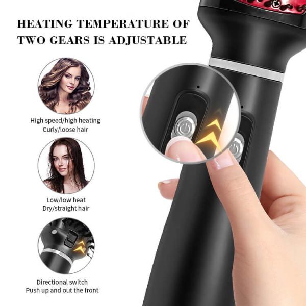 1000W 110V Electric Hair Dryer Brush Styler For Women Hair Dryer Volumizer
