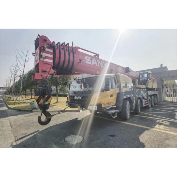 Послепродажное обслуживание 2017 Terrian Mobile Crane Truck 100ton Truck Crane Shaft No 4