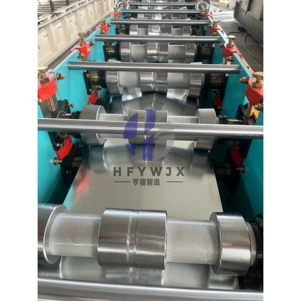 High Precision Durable 300 Ridge Cap Roll Forming Machine with PLC Control for Roofing Systems