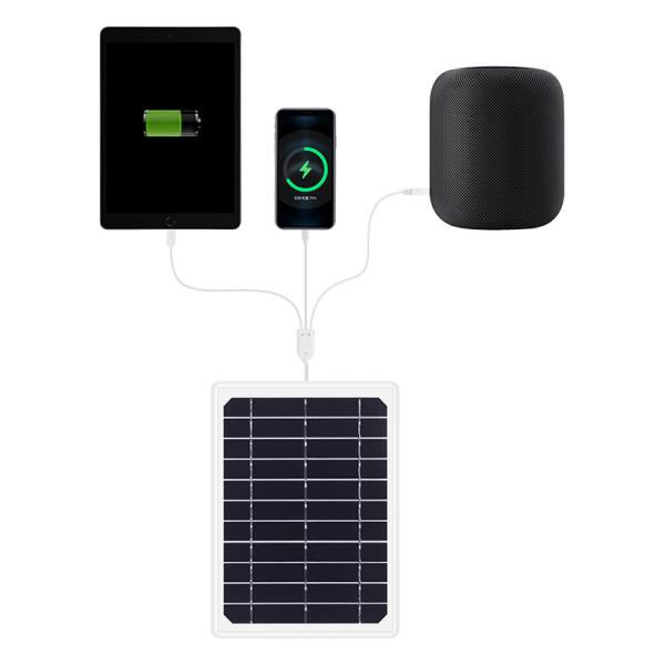 Highfly EU Warehouse 8W 5.5V 19200Mah Low Power Consumption Solar Charge Storage Battery Solar Power Bank Portable Solar Panel