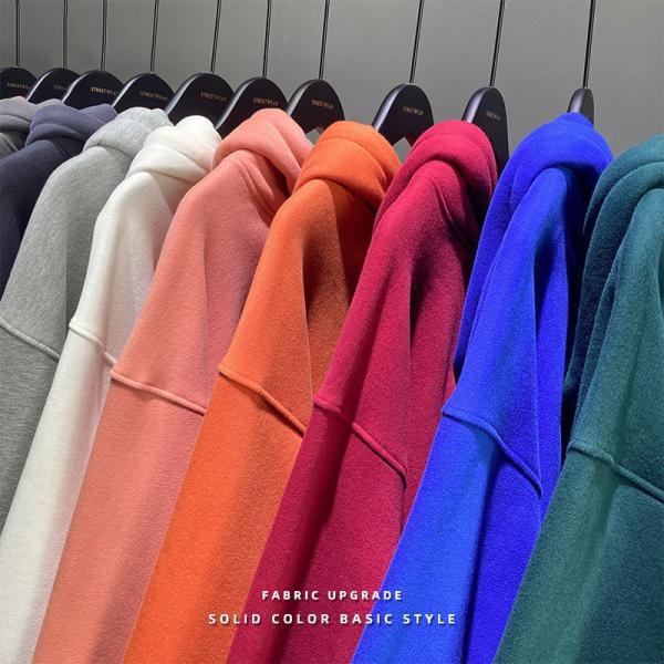                  High Quality Hoodie Sweatshirt 10% off Men Hoodie Long Sleeve Pullover Solid Hoodies for Custom             