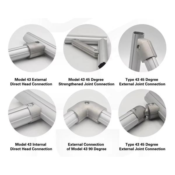 DYJ28-A01 New Generation Industrial Profile Lean Pipe Connector Applied In Workshop And Factory