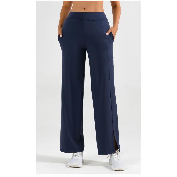 Pantalon de yoga de fusée pour des femmes avec le logo fait sur commande de poches