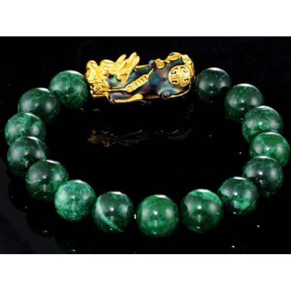 Chinese FengShui Mystical Bracelet PiXiu Jade Protection Bracelet