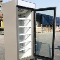 Refroidisseur simple 220V 50H de boisson de porte de congélateur en verre droit commercial de porte