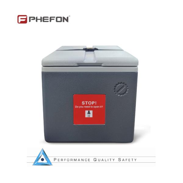 Phefon Freeze Free Vaccine Cooler Box With Ice Packs Keep Cooling Duration For Safe Vaccine Transport