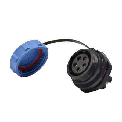O conector de alimentação impermeável industrial Weipu rosqueou plástico