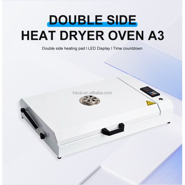 KECAI A3 DTF Oven With Temperature Control Pro DTF Oven Curing Transfer Film DTF Sheet Heating Pads Device