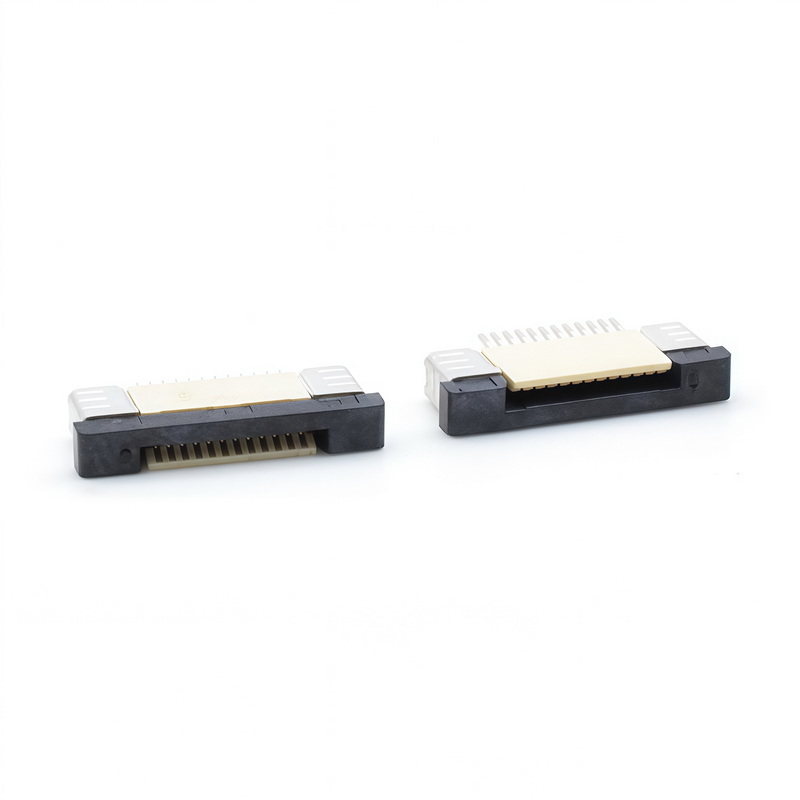 0.5mm Pitch 2.0mm Height Full Housing ZIF Type FPC Connector (Top / Bottom Contact)