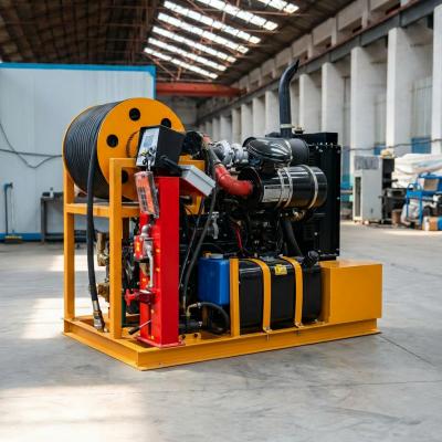 4-cylinder diesel sewer drain pipe cleaner with high pressure