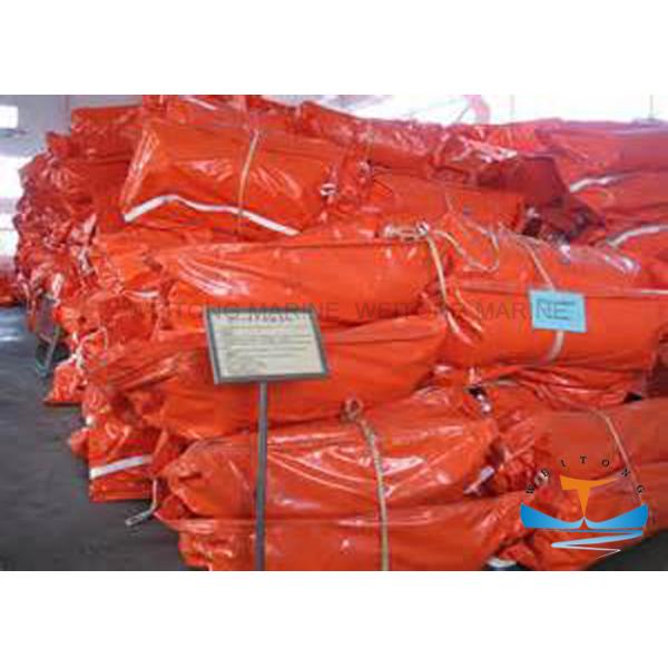 Easy Deployment Oil Spill Containment Boom , Pvc Oil Boom 20KN Strength