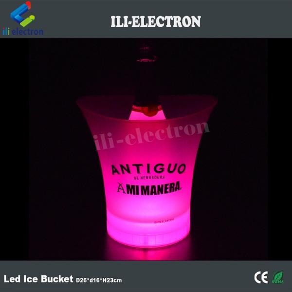 Hot seller plastic led champagne ice bucket