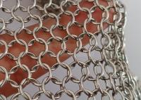 Cortina de malha de metal soldada Ss Chainmail para divisor de quarto