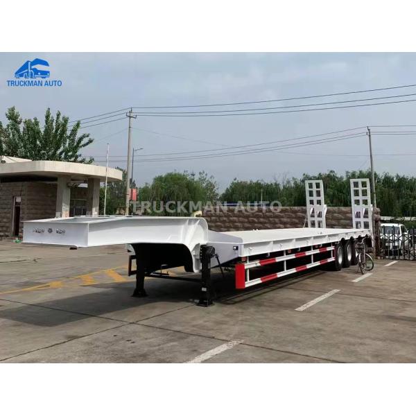 Цапфа 4 80 тонн низко планшетного Semi трейлера с автошиной 12.00R20