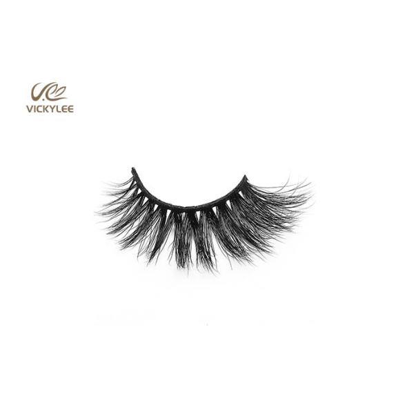 Fan Shaped Handcrafted 19MM Natural False Eyelashes