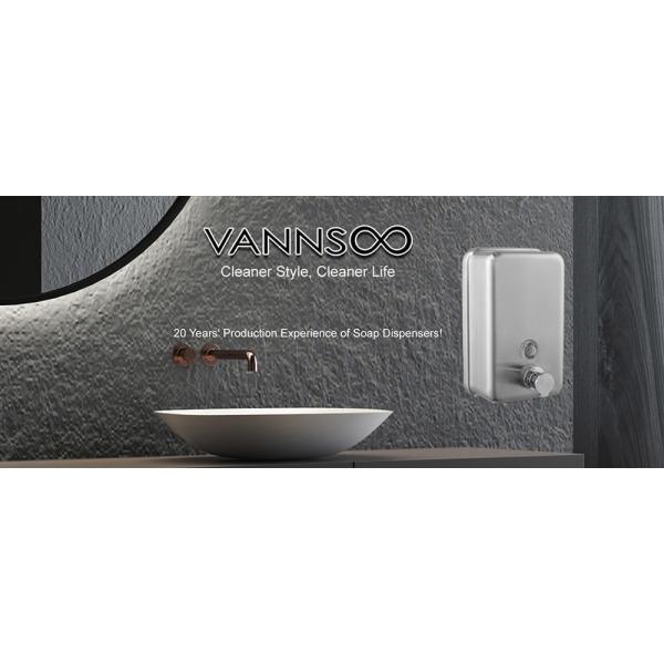 Handwash Commercial Soap Dispenser Wall Mount Stainless Steel Foam Soap Dispenser 37OZ