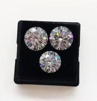 Moissanite stud Round Brilliant Cut Lab Criado VVS Loose Moissanite Diamante Para Anéis de Casamento Moissanite anéis marquise