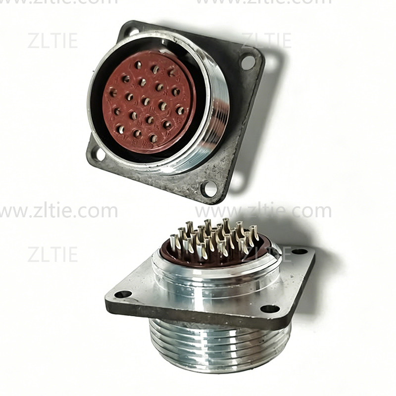 2PM-27 Series 19Pin Female Panel Socket – 2РМДТ27Б19Г5В1В