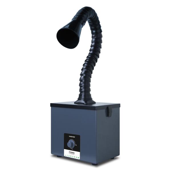 Mini-extracteur de fumée portable FES80S Absorbeur de fumée de bureau pour gravure laser et soudure électronique
