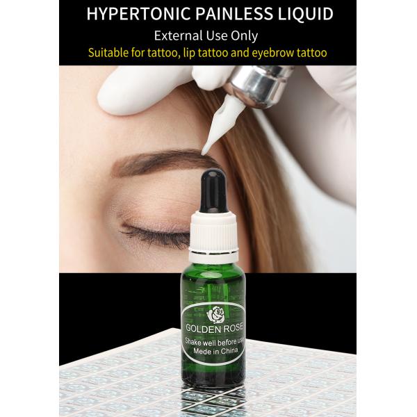 Painless Tattoo Golden Rose Numbing Liquid For Fast Acting Microblading