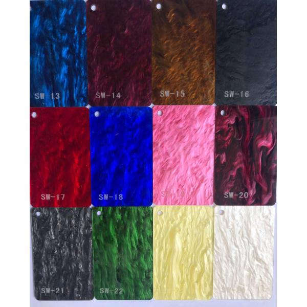 Water Grain Pearl Acrylic Sheets For Furniture Decoration