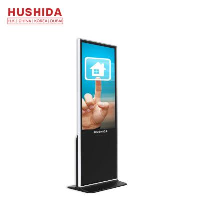 assoalho da exposição do toque de 1080p IR que está o monitor infravermelho do ponto do Signage de Digitas