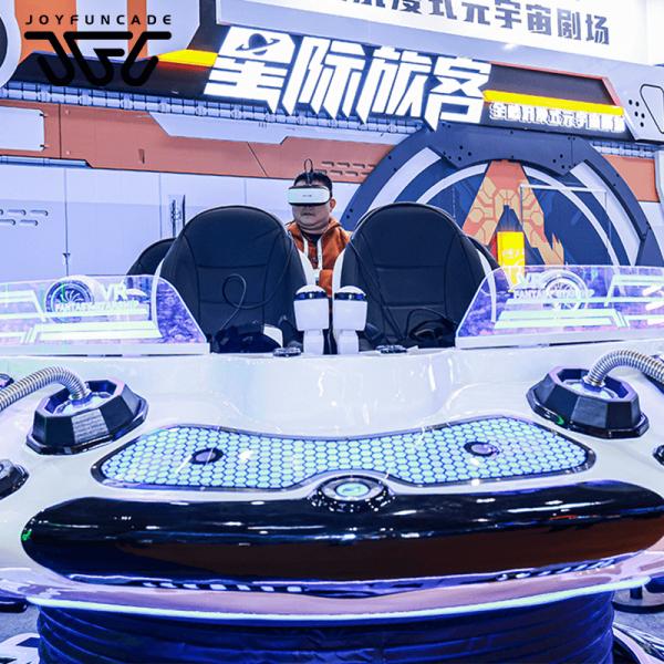 VR UFO 5 Seats with Sci-Fi UFO Design and 360 Rotation for Immersive Thrills