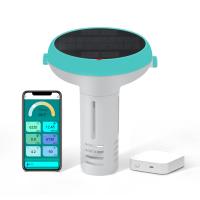 Moniteur de piscine intelligent en 7 en 1 avec application Testeur de qualité de l'eau solaire / USB