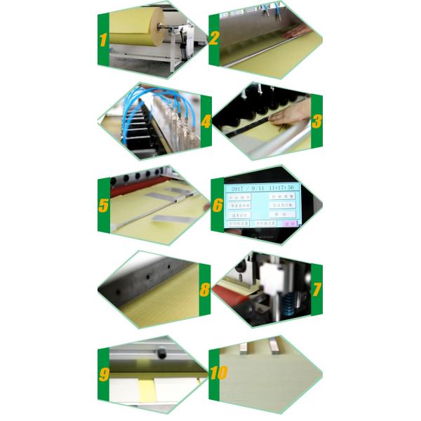 поколения производственной линии 3 машины складчатости CNC фильтровальной бумаги 140pleats/Min