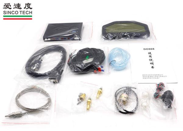 9V-16V Race Car Gauges Hard Wire Connection Black DO908 High Performance