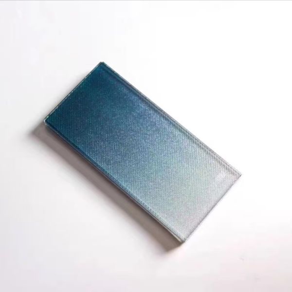 Gradient Laminated Glass Panel Display Showcase Shower System