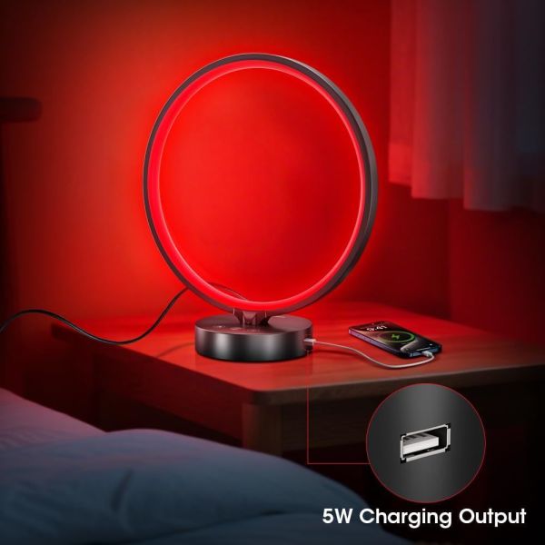 All In One Sleep Aid Lamp Circular 670nm Red Light Customized