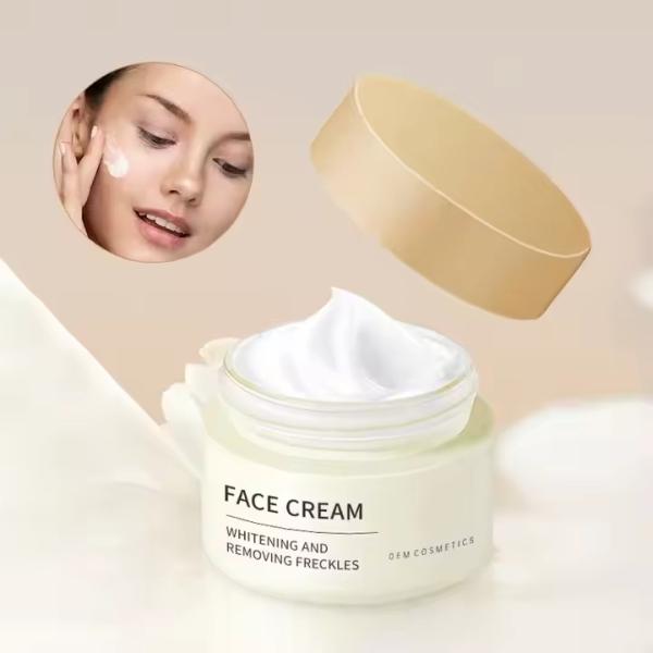 Fabrique de soins de la peau Logo personnalisé 30g 50g Crème faciale blanchissante contre les rides